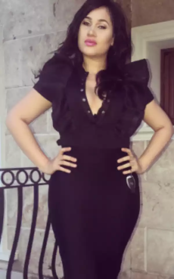 Caroline Danjuma Hints on Being Celibate as she Shows off her "blessed" Rosary Ring